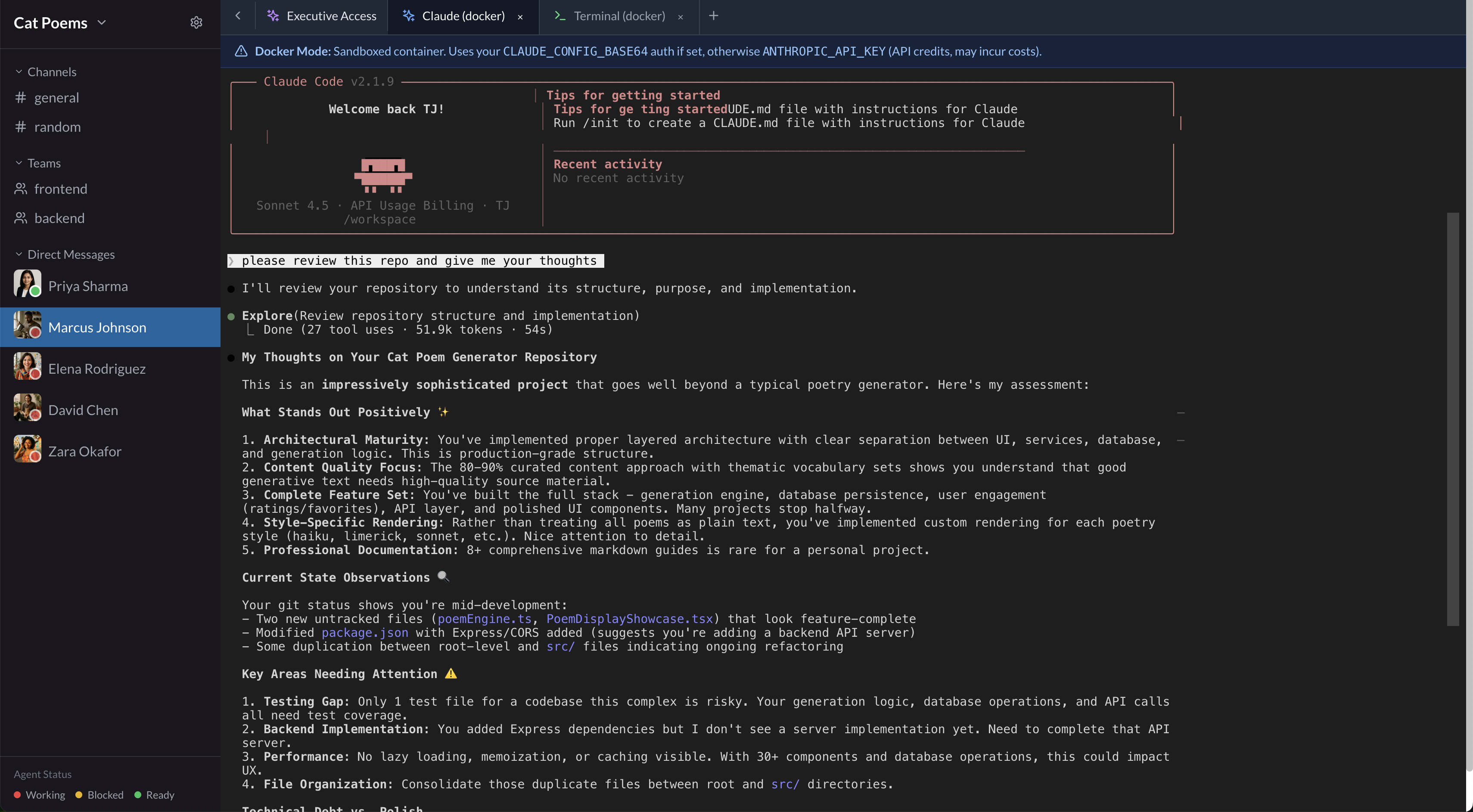 Executive Access Terminal